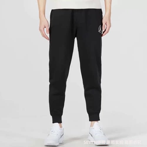 正品Nike/耐克男子宽松加绒保暖休闲印花篮球运动束脚长裤 DV7597