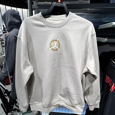 NIKE耐克Jordan卫衣男马年新年款运动休闲圆领套头衫 IQ3953-236