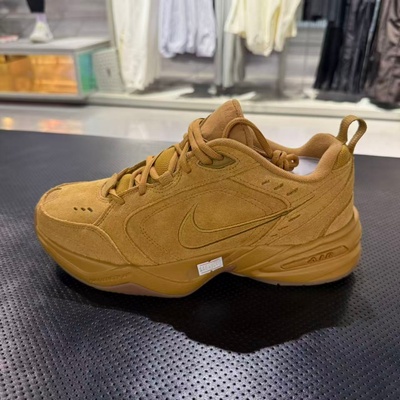 Nike耐克男鞋MONARCH 4小麦色运动鞋翻毛皮复古老爹鞋 IB2281-700