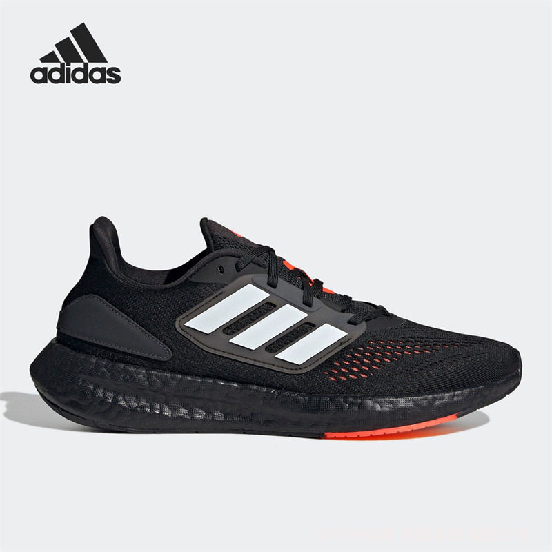 正品Adidas/阿迪达斯百搭简约男子冬款耐磨运动休闲跑步鞋 HQ1455 - 实物图