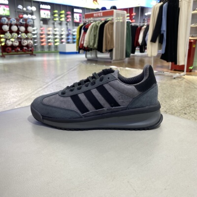 阿迪达斯三叶草男女鞋子2025春季新款透气百搭运动低帮跑鞋JH5091