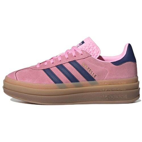 Adidas阿迪达斯女GAZELLE BOLD W低帮厚底增高运动休闲板鞋H06122