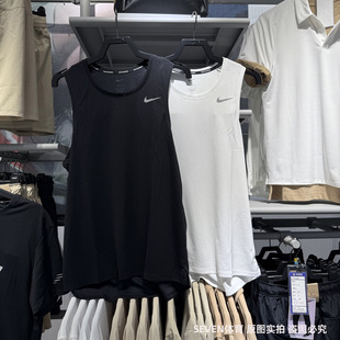 Nike耐克男25夏季新款运动跑步训练速干透气梭织无袖背心 DV9322