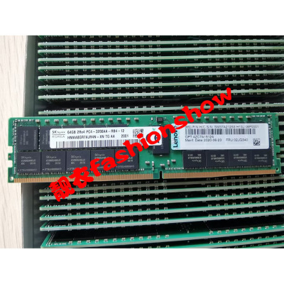 联想 4ZC7A15124 02JG340 64GB 2RX4 PC4-3200AA-R ECC REG内存