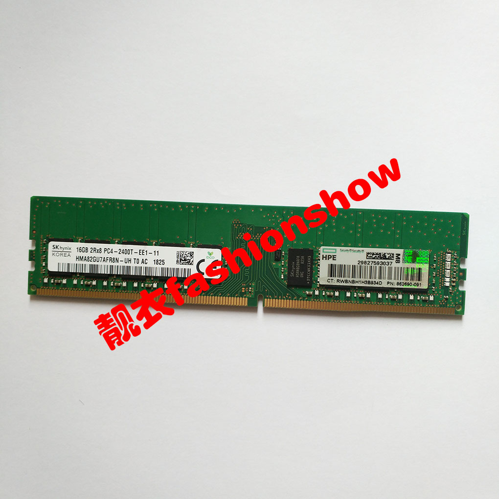 HP 862976-B21 862690-091 869538-001内存16GB 2RX8 PC4-2400T-E