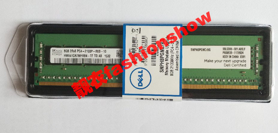 Dell H8PGN 8GB 2RX8 PC4-2133P-R SNPH8PGNC/8G RECC 服务器内存