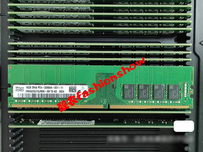 SK 现代16G 2RX8 3200 纯ECC UDIMM服务器内存条HMA82GU7DJR8N-XN