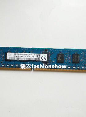 SK/HY/现代 4G 1RX8 PC3-14900R 1866 RECC内存 HMT451R7AFR8C-RD