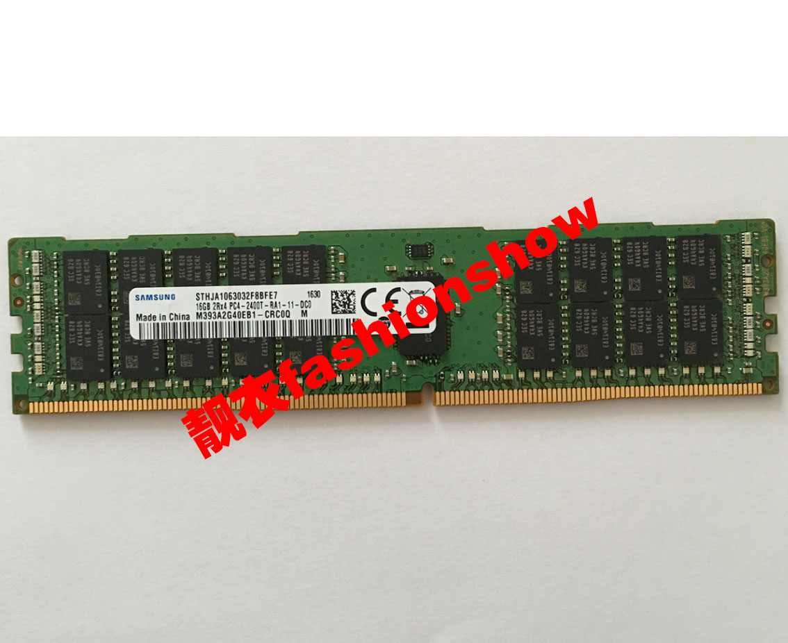 三星 M393A2G40EB1-CRC 16G 2RX4 PC4-2400T DDR4 ECC REG内存