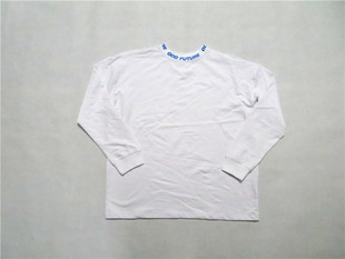 加州trap嘻哈hiphop美潮纯色薄毛圈长袖 T恤宽松tee街舞bboy甜甜圈