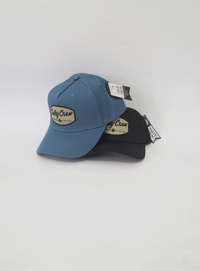 美式街头潮牌素款纯色复古休闲硬顶冲浪海钓鱼弯檐帽strapback