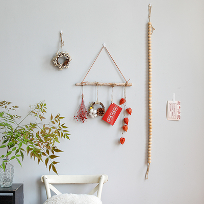 素美花环生日周岁新房装饰