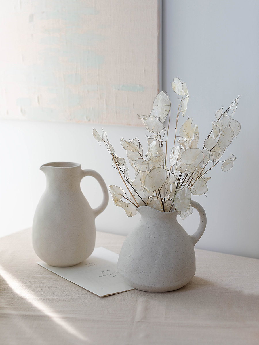 笨拙的象日式陶瓷花瓶复古壶型桌面艺术感摆件家居饰品侘寂风花器