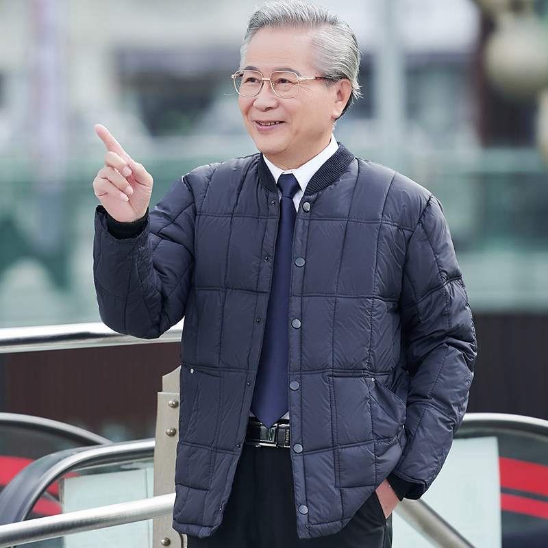 中老年人棉衣男内外穿小棉袄冬装老人内胆羽绒棉服爷爷爸爸装外套