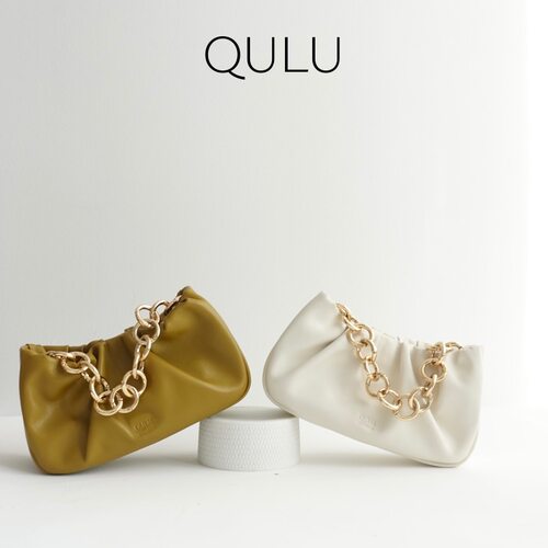 【礼物】QULU轻奢手提链条包 羊皮云朵包 高级感斜挎包 - 封面