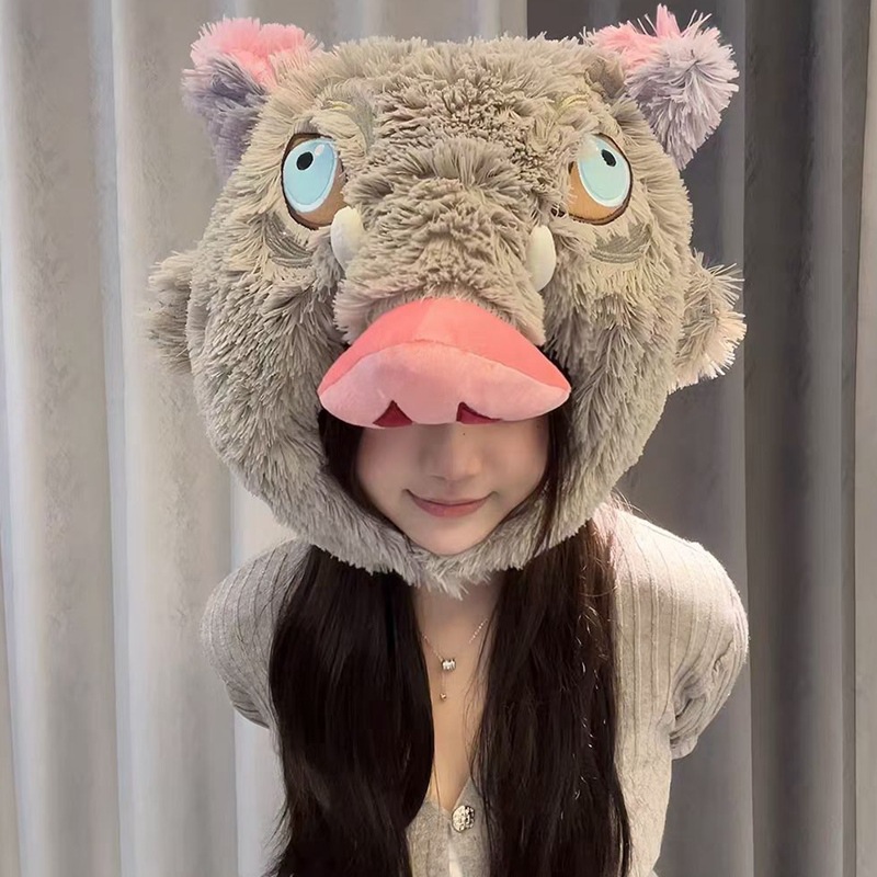 鬼灭之刃周边嘴平伊之助猪猪头套