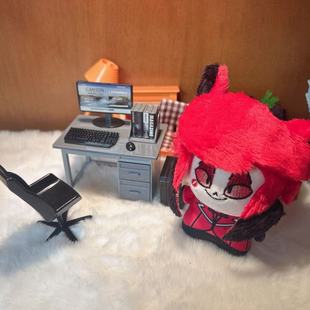 玩偶地狱客栈阿拉斯托属性鹿鹿小努15cm棉花娃娃毛绒玩具节日礼物