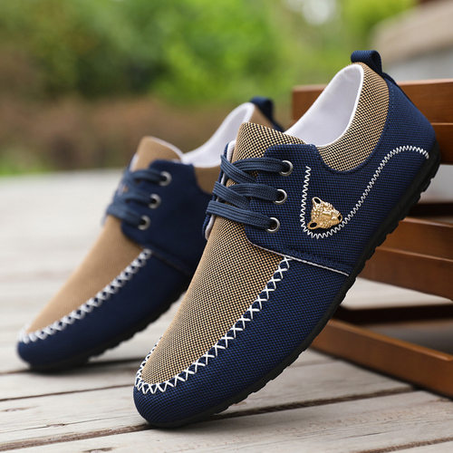 男鞋时尚百搭软底乐福鞋 Plus size shoes men's loafers shoes
