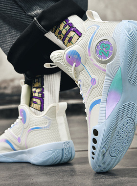 篮球鞋男高帮战靴中学生 basketball shoes men's boots sneakers