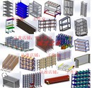 131套仓储设备工具柜货架工位器具文件柜立体仓库图纸三维3d特价