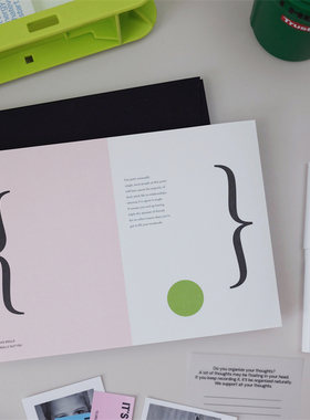 FSTUDIO原创A5拍纸本计划小本子可撕便签本无粘性手帐ins风单词本