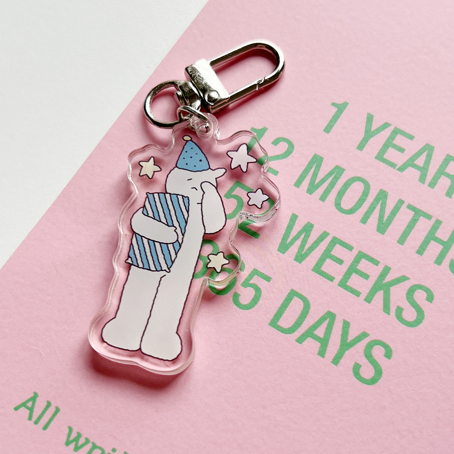 桑兔兔桑【亚克力挂饰】原创挂件钥匙扣可爱卡通小礼物人物包挂坠