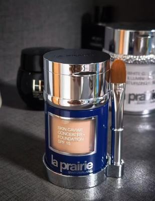 现货！La Prairie/莱珀妮鱼子遮瑕两用粉底霜粉底液30ml