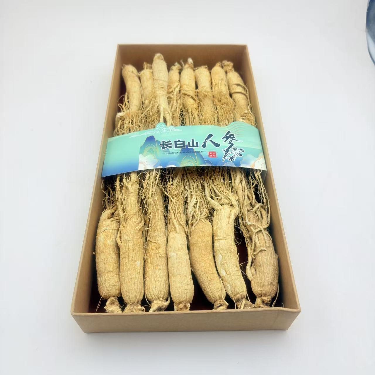 长白山人参整支 生晒白参干货 东北特产礼盒装泡酒煲汤原材料干参
