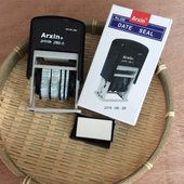 亚信大号回墨印自带印台翻转印章可调日期号码 字年份印章生产日期