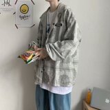 主推21新款秋季双面穿夹克宽松潮牌ins帅外套男休闲上衣j，男装夹克，星座1008