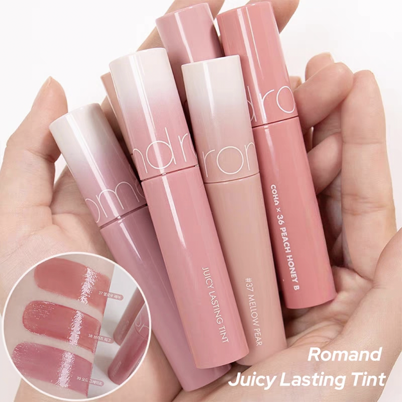 【保税】韩国Romand▲春季新色果汁天使唇釉持久水光滋润37/38/39
