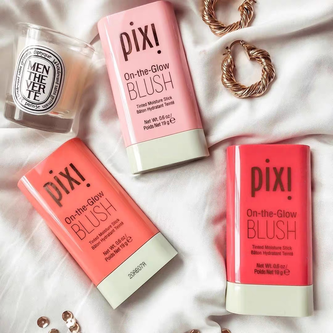 【保税】英国Pixi凝润缎彩腮红膏自然裸妆修容提升气色滋润亲肤