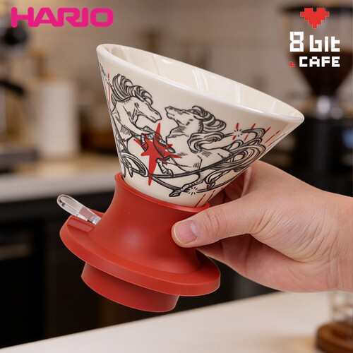 HARIO 马年限定RAN陶瓷凹槽聪明杯咖啡过滤器具 天穹星际聪明杯