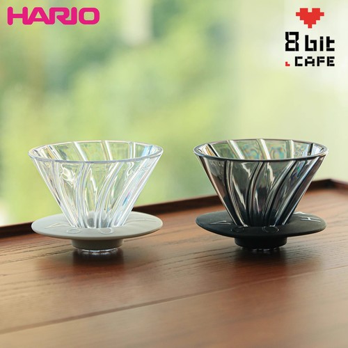HARIO V60凹槽树脂滤杯手冲咖啡过滤杯VDL  凹槽聪明杯