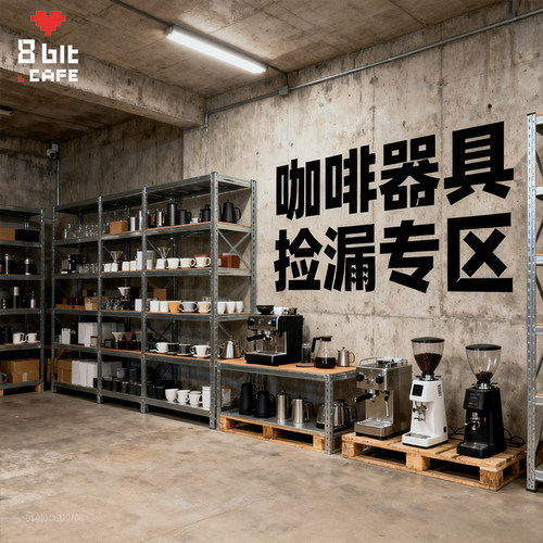 捌比特咖啡器具 微瑕孤品捡漏清仓 玻璃杯/布粉器/滤杯/手冲壶