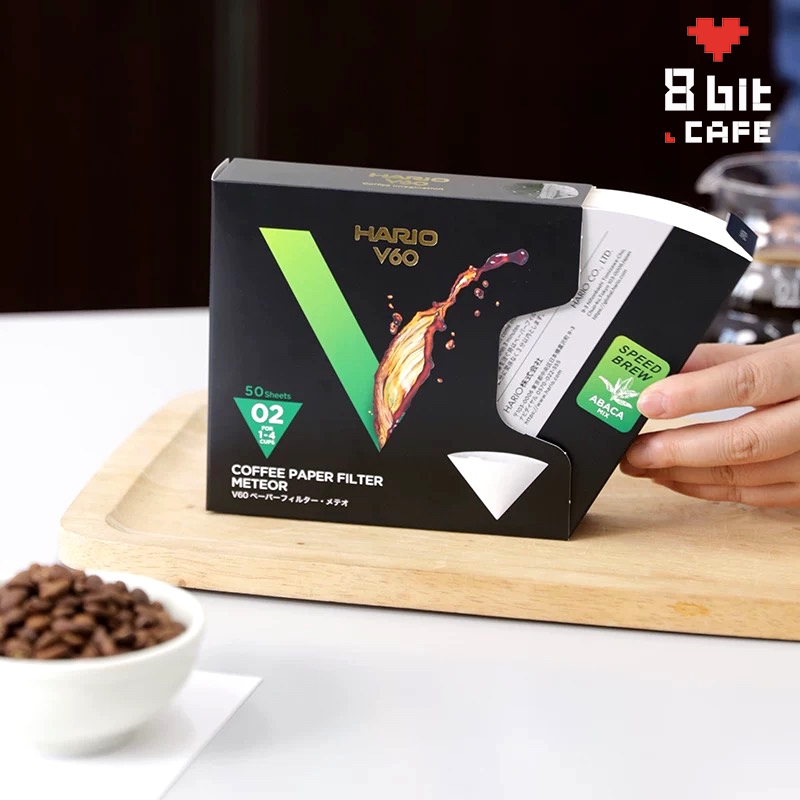 日本进口hario流星麻蕉纤维高速fast手冲咖啡滤纸v60咖啡粉过滤纸