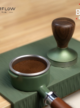 AIRFLOW气流咖啡压粉器意式咖啡压粉锤58mm通用不锈钢同心圆平底
