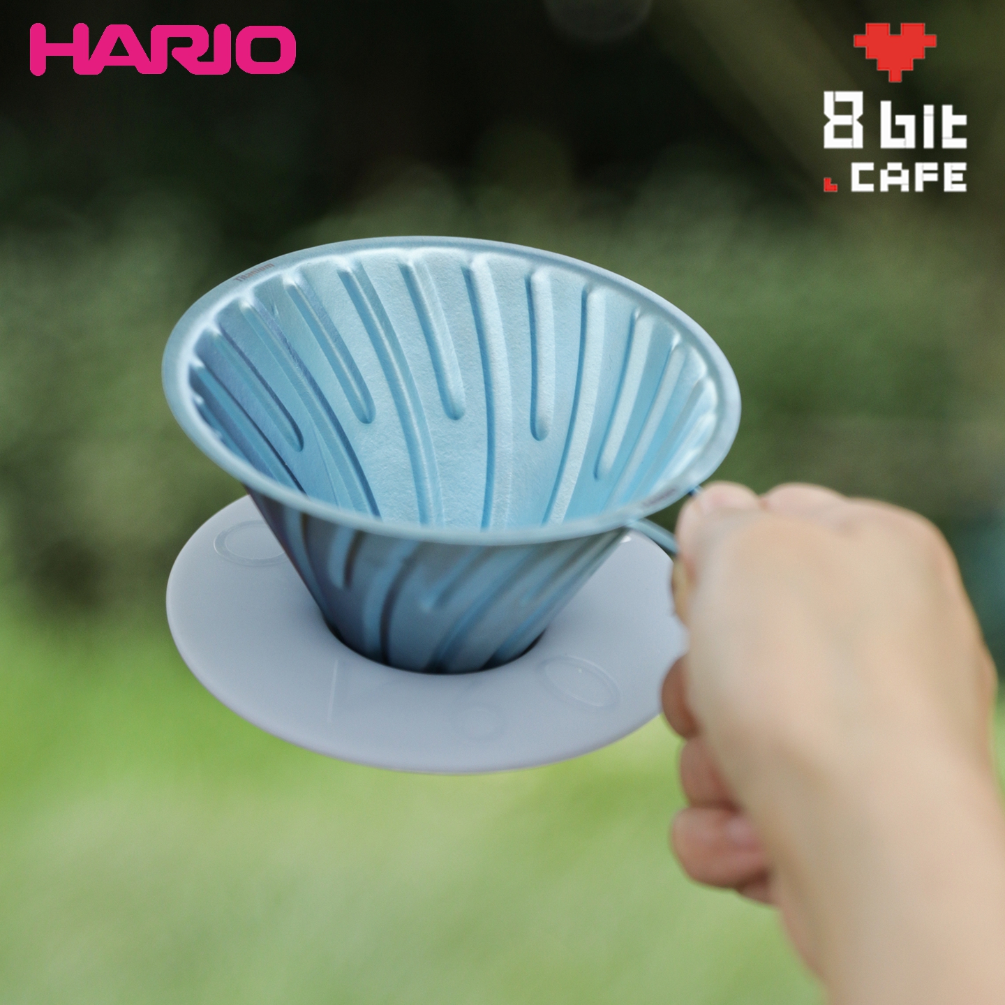 HARIO 纯钛V60滤杯金属户外手冲咖啡杯滴滤杯冲煮过滤钛杯