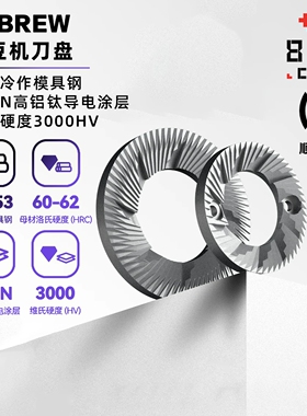 LeBrew 意式刀盘 磨豆机64mm 83 98mm电磨土耳其手冲咖啡研磨平刀