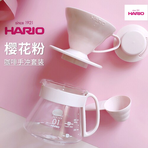 日本hario咖啡套装v60滴滤高颜值