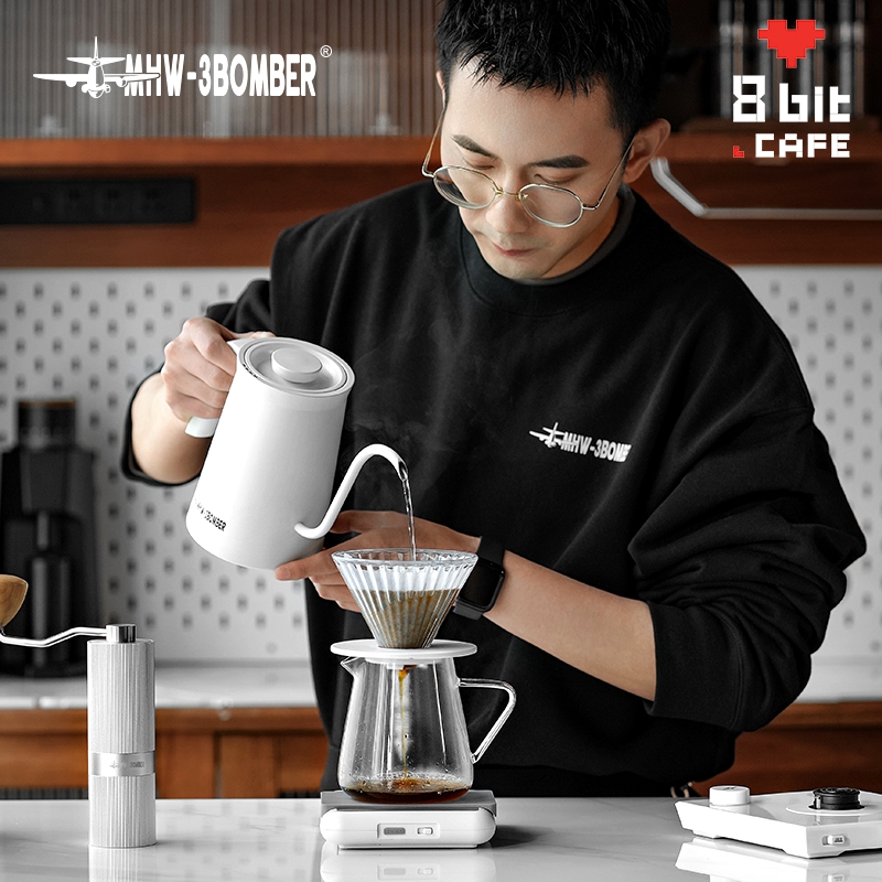 轰炸机MHW刺客温控壶电热水壶泡茶手冲咖啡壶fellow温控烧水壶