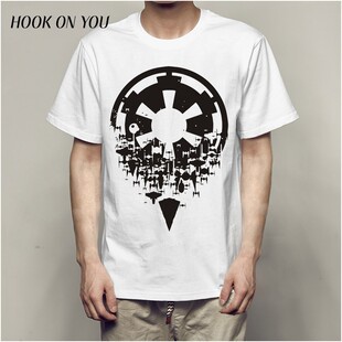 外贸爆款星球大战男士短袖T恤周边电影T恤男女款情侣