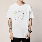 新款 男士 圆领短袖 2020夏季 T恤简单潮流青年简单印花T恤衫 男T