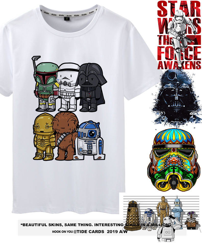 STAR WARS 绝地武士 星球大战 达斯维德 圆领短袖T恤男女电影周边在类目 男装, T恤中 - 来自Buy2taobao.com提供专业的淘宝代购服务