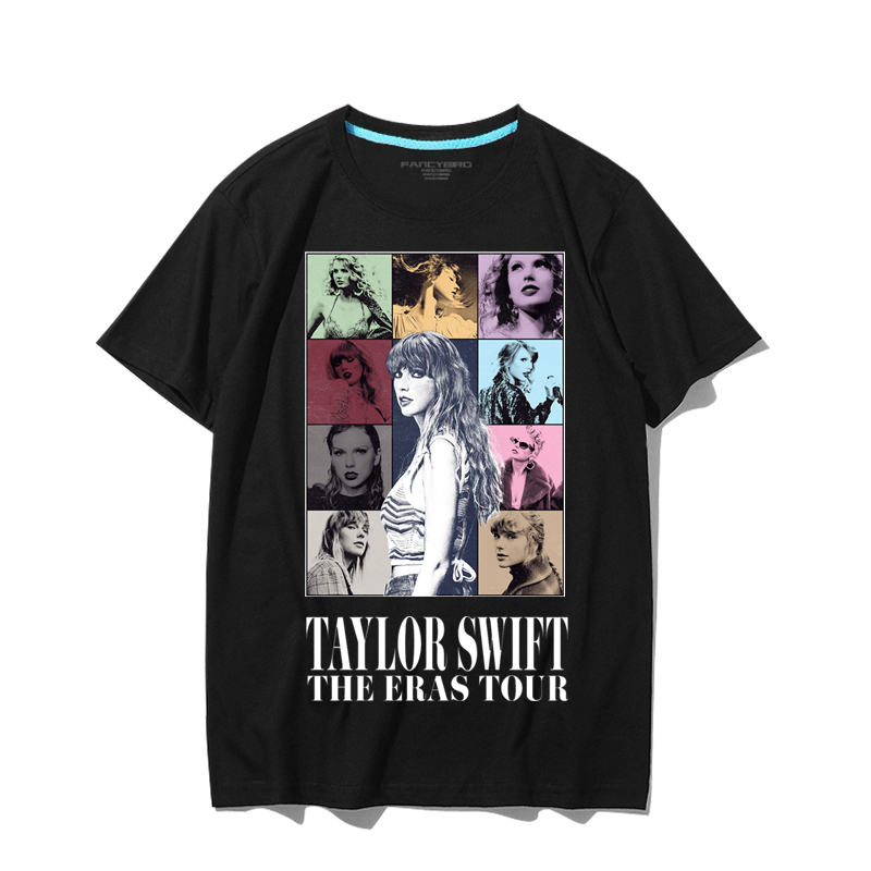 泰勒斯威夫特周边Taylor SwiftT恤2023The Eras Tour短袖衣服霉霉