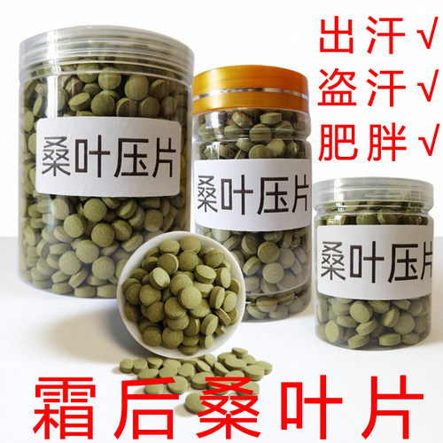 桑叶片霜后桑叶食用桑葚叶压片