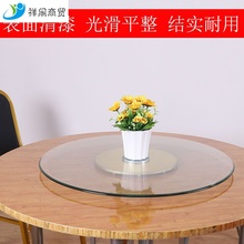 加厚大圆桌面家用饭店食堂圆形饭桌1