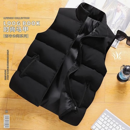 羽绒棉马甲男秋冬新款大码坎肩