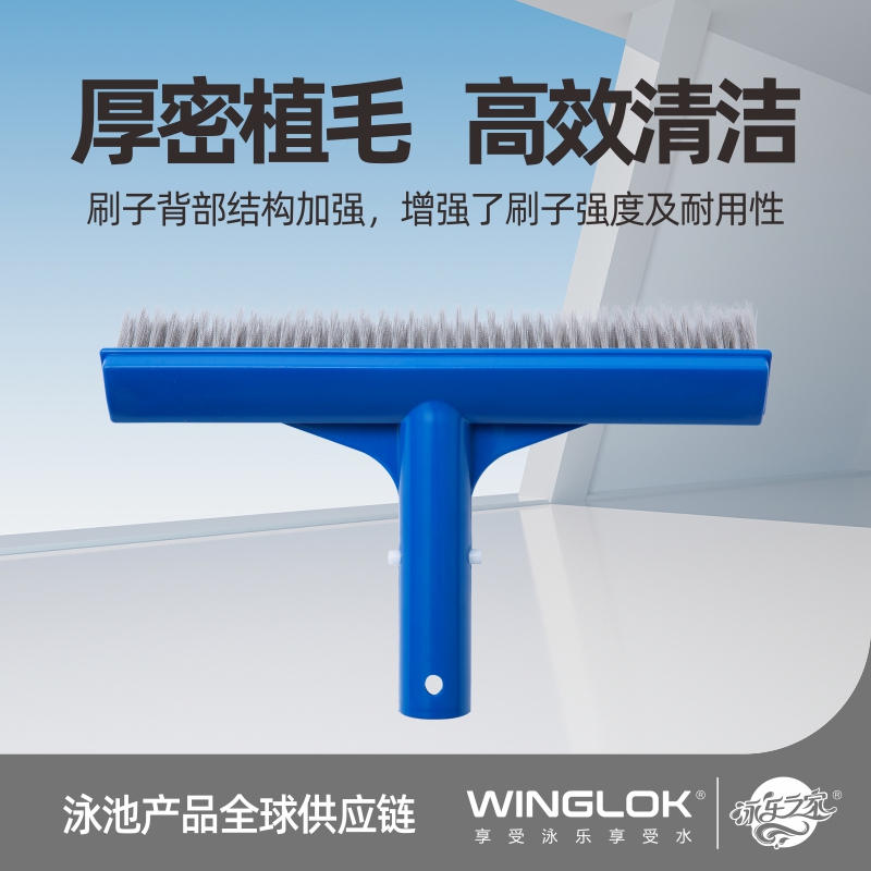刷子背胶保养清洁工具36寸游泳池