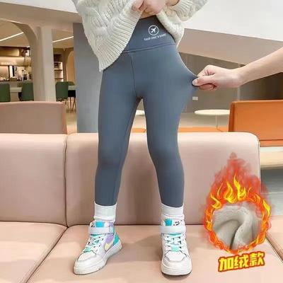 女童裤子春秋打底裤鲨鱼裤